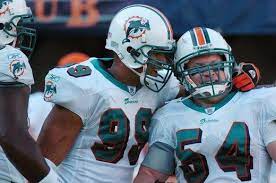Jason Taylor Zach Thomas Love Them Miami Dolphins Cheerleaders Nfl Miami Dolphins Miami Dolphins