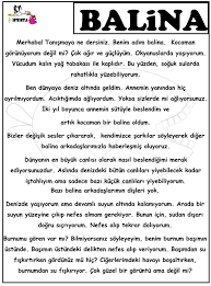 Bu Hayvanlar Bir Alem Balina Bilgilendirici Metinler Balina Hayvanlar