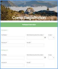 Information about updating registration or title after the death of the owner. Activity Registration Form Template Formsite