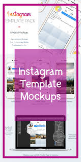 Instagram Mobile Mockups Pack Instagram Mobile Instagram Template Instagram Graphics