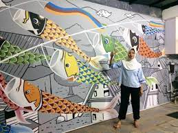 Kedua mataku melotot dengan ngeri melihat ke arah anjing herder tersebut yang kepalanya berada diantara kedua pahaku. Cara Membuat Mural Ini Menghasilkan Lukisan Dinding Yang Sempurna