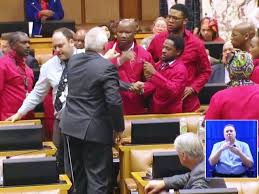 Eff julius malema, anc and cosatu respond to brackenfell clash ▻ subscribe to redlive news → bit.ly/2mdtygi. Eff Fights In Parliament Again As Malema S Vbs Looting Attacked Videos 2oceansvibe News South African And International News