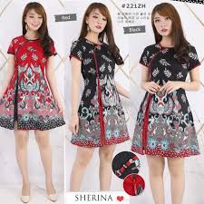 Kerennya lagi pakaian satu ini tak pernah punah alias langgeng siapapun yang ingin tampil unik dan menarik maka pakailah baju kodok ini. Jual Evercloth Sherina Dress Batik Wanita Online Mei 2021 Blibli