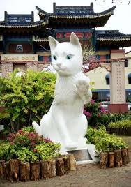 Kuching Malaysia The Great Cat Statue Cat Statue Sarawak Kuching