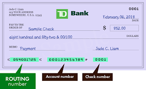 Void a check without opening the. 054001725 Routing Number Of Td Bank N A In Lewiston