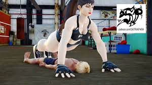 Satriapara on X: Push Up when Chun Li was doing push ups Eliot came to  notice her Chunli also gave him a little gift t.co86N0Mtl0LJ  X