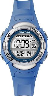 Marathon is a true favourite among military men's watches brands. Men S Timex Marathon Digital Mid Blue Silicone Band Watch Tw5m14400