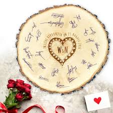 Xxl Baumscheibe Mit Gravur Ga Stebuch Zur Hochzeit Mit Bildern Geschenk Hochzeit Hochzeit Geschenkideen Hochzeit