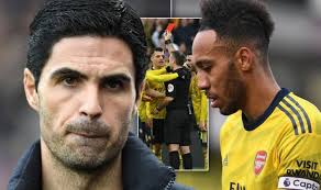 Arsenal news: Mikel Arteta apologises for Aubameyang red card tackle at  Crystal Palace