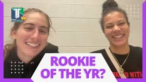 Aces' Kiah Stokes WELCOMES former UConn teammate Tiffany Hayes, who JOKES  she was loving RETIREMENT