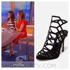 No need to register, buy now! Paula Faris Black Heels The View Shop Your Tv
