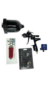 THE BEAST HVLP SPRAY GUN 1.3 + 1.4 KIT W/ DIGITAL REGULATOR | Framar Online
