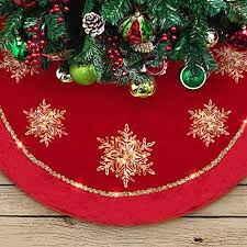 New hearth and hand with magnolia tree skirt embroidered cream white 52 from $12.99. Top 17 Festive Christmas Tree Skirts