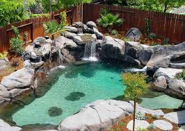 33 Sand Bottom Pool Will Give The Impression Of Being On The Beach Cool Swimming Pools Small Pool Design Small Backyard Pools