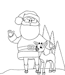 There are five to a page and they are easy to cut out. Free Printable Santa Claus Coloring Pages For Kids Santa Coloring Pages Deer Coloring Pages Rudolph Coloring Pages