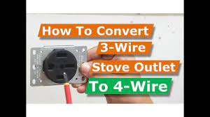 Some circuits used for equipment such as dryers, air conditioners, electric stoves, ovens and other large equipment. How To Convert 3 Wire To 4 Oven Electric Range Electrical Outlet Youtube