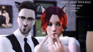This is the blog i post my sims 4 cc. Love 4 Cc Finds Azentase Cat Ears Meow Meow Your Soul 2 New