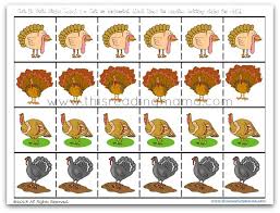Then he will glue them in the correct alphabetical order in the right. Free Cutting Practice Pack Thanksgiving Cut It Out