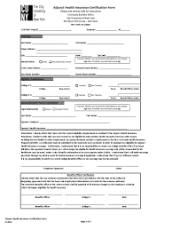 Moreover, the process is filled with. Adjunct Health Insurance Certification Form Pdf Domestic Partnership Marriage