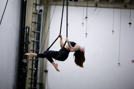 Ariel Dancer Lindsay Maxfield Rehearses Surgical Editorial Stock Photo