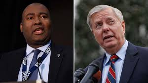 Lindsey graham calls biden's bipartisan deal a gop 'suicide mission'. Jaime Harrison Challenges Lindsey Graham To Series Of Four Debates Wcbd News 2