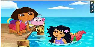 Dora the explorer rescue in mermaid kingdom