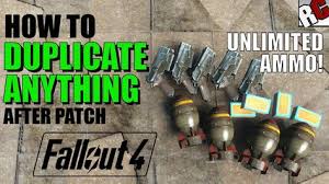 Fallout 4 How To Get Unlimited Ammo After Patch Dogmeat Duplication Exploit Fallout 4 Exploit Youtube Fallout Facts Fallout Fallout Tips