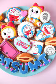 doraemon cookies バースデークッキー デコレーションクッキー ケーキアート