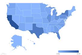 There are more than 4 lakh people got infected by this disease in united states and around 9 thousand patients are in. Us Heat Choropleth Map Amcharts