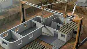 Giant 3d Printer Can Print A House In 24 Hours 3d Printed Building 3d Printed House Building A House