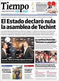 Mapas del tiempo para provincias de argentina: Periodico Tiempo Argentino Argentina Periodicos De Argentina Edicion De Sabado 16 De Abril De 2011 Kiosko Net