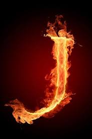 J On Fire Alphabet Pictures Letter J Fire Font