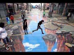 Drawing A Round Hole 3d Trick Art With Awesome Spider Illusion Pencil Tutorial For Kids And Adults Youtub 3d Street Art Street Art Illusions Street Painting