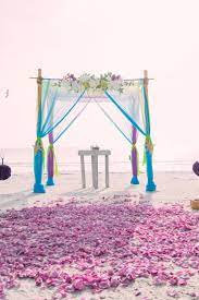 Turquoise Lime And Purple Beach Wedding Beach Wedding Purple Wedding Beach Ceremony Blue Beach Wedding