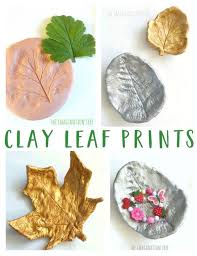 Clay Leaf Print Art The Imagination Tree Leaf Print Art Art For Kids Clay Activity