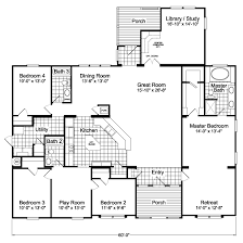 Flex Space Library The Hacienda Flex Scyd60t5 By Palm Harbor Homes Mobile Home Floor Plans Floor Plans House Plans