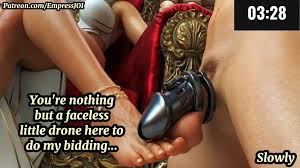 VLOG - Topless FemDom Pegging Bisexual JOI Female POV Self Pleasure