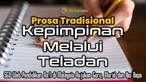Home archives for february 2021 soalan dan jawapan kepimpinan melalui teladan, soalan dan jawapan upsr 2020, soalan dan jawapan temuduga kerajaan, soalan dan. Prosa Tradisional Kepimpinan Melalui Teladan
