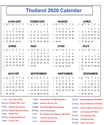 Maybe you would like to learn more about one of these? Free Thailand 2020 Printable Calendar With Public Holidays