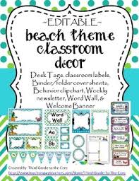 Seashell shape unfinished wood cutouts beach theme decor variety of sizes artisticcraftsupply 5 out of 5 stars (7,283) $ 1.99. Beach Themed Classroom Decor Worksheets Teaching Resources Tpt
