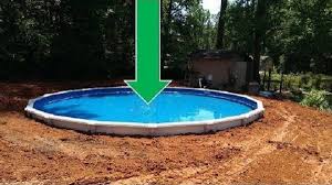 Dropping An Above Ground Pool In The Ground Above Ground Swimming Pools In Ground Pools Backyard Pool