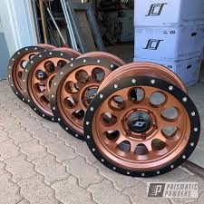 Black And Bronze Truck Wheels Prismatic Powders Powder Coated Black And Copper Truck Wheels Truck Wheels Truck Rims And Tires Truck Rims