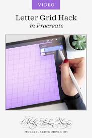 Continue to use the site,. Video Procreate Letter Guide Hack Molly Suber Thorpe