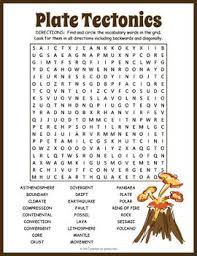 No Prep Earth Science Activity Plate Tectonics Word Search Puzzle Worksheet Tectonic Plates Activities Plate Tectonics Earth Science Vocabulary