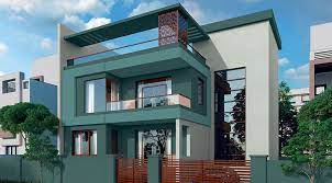 Deep Sea Green Exterior Colour Idea