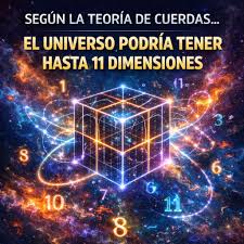 Y si el universo tiene más dimensiones de las que percibimos? Vivimos en 3 dimensiones  espaciales… pero la física moderna va mucho más allá. Según la teoría de  cuerdas, el universo podría