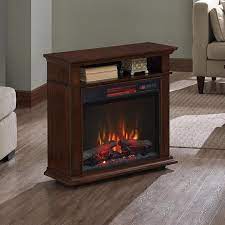 For example, the duraflame 3d infrared electric fireplace stove comes ready to install—attach the legs to the main unit. Duraflame 31 5 In W Cherry Infrared Quartz Electric Fireplace In The Electric Fireplaces Department At Lowes Com