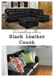 Living Room Decorating Ideas With Black Leather Sofa Furniture Black Leather Couch Living Room Leather Couch Living Room Decor Black Sofa Living Room Decor