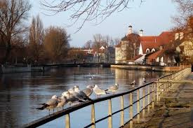 Landshut Nad Rzeka Isar Isarpromenade Niemcy Landshut On The River Isar Isarpromenade Germany Pl Landshut