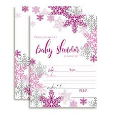 When choosing the invitations for a baby shower, a key question to ask yourself is: Pink Silver Snowflake Baby Shower Invitations Girl Amanda Creation